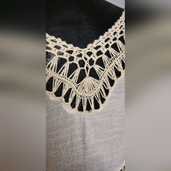 Rue 21 Macreme Boho Cream Color Top - Picture 8 of 12